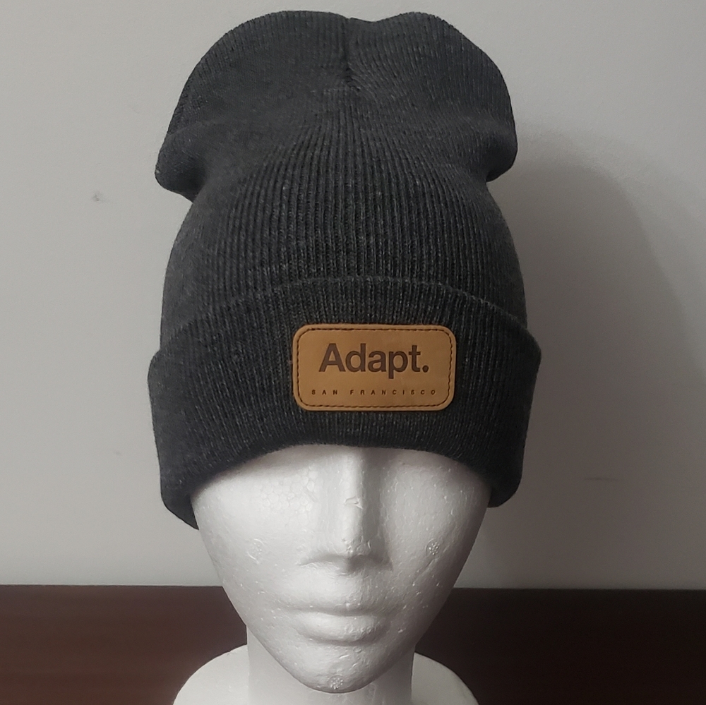 Adapt Clothing Unisex CTA Charcoal Cuff Beanie NWOT